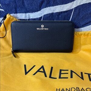 Valentino By Mario Valentino Black Wallet